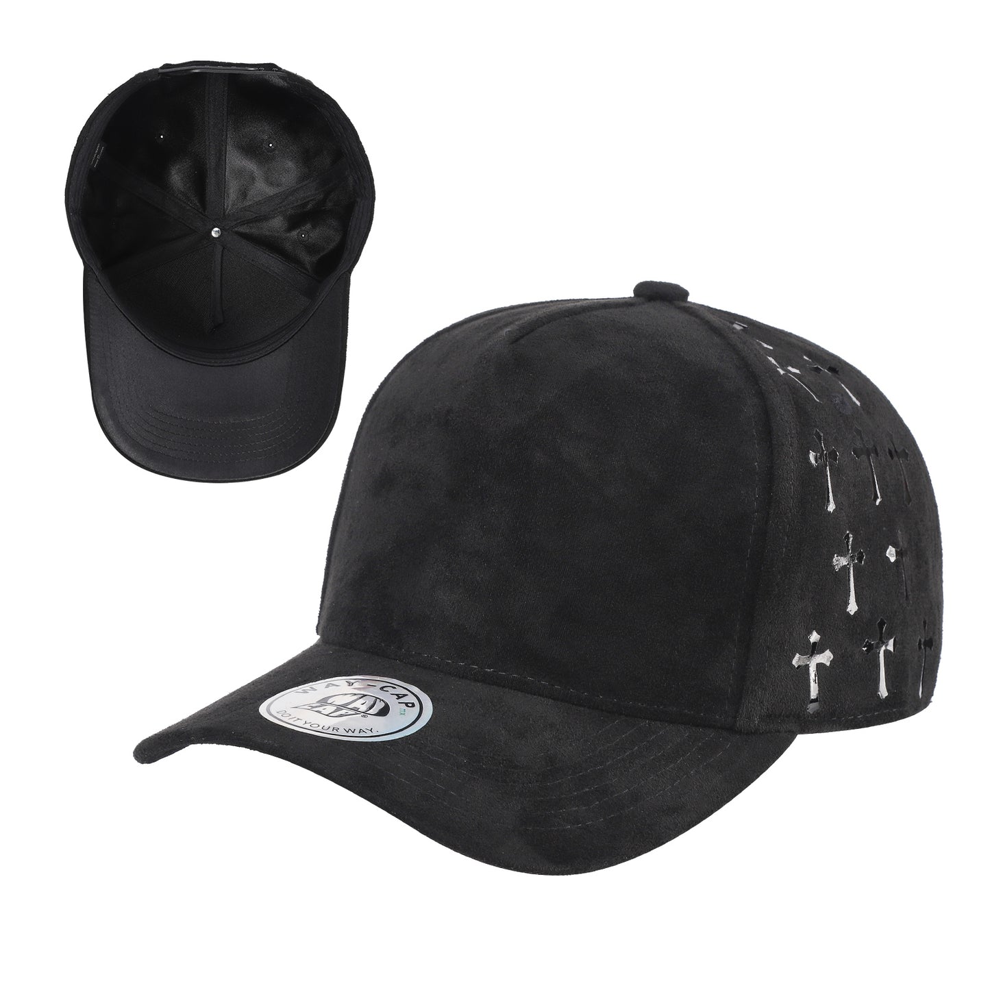 5SSTG - 5 Panel Suede Satin Gilding