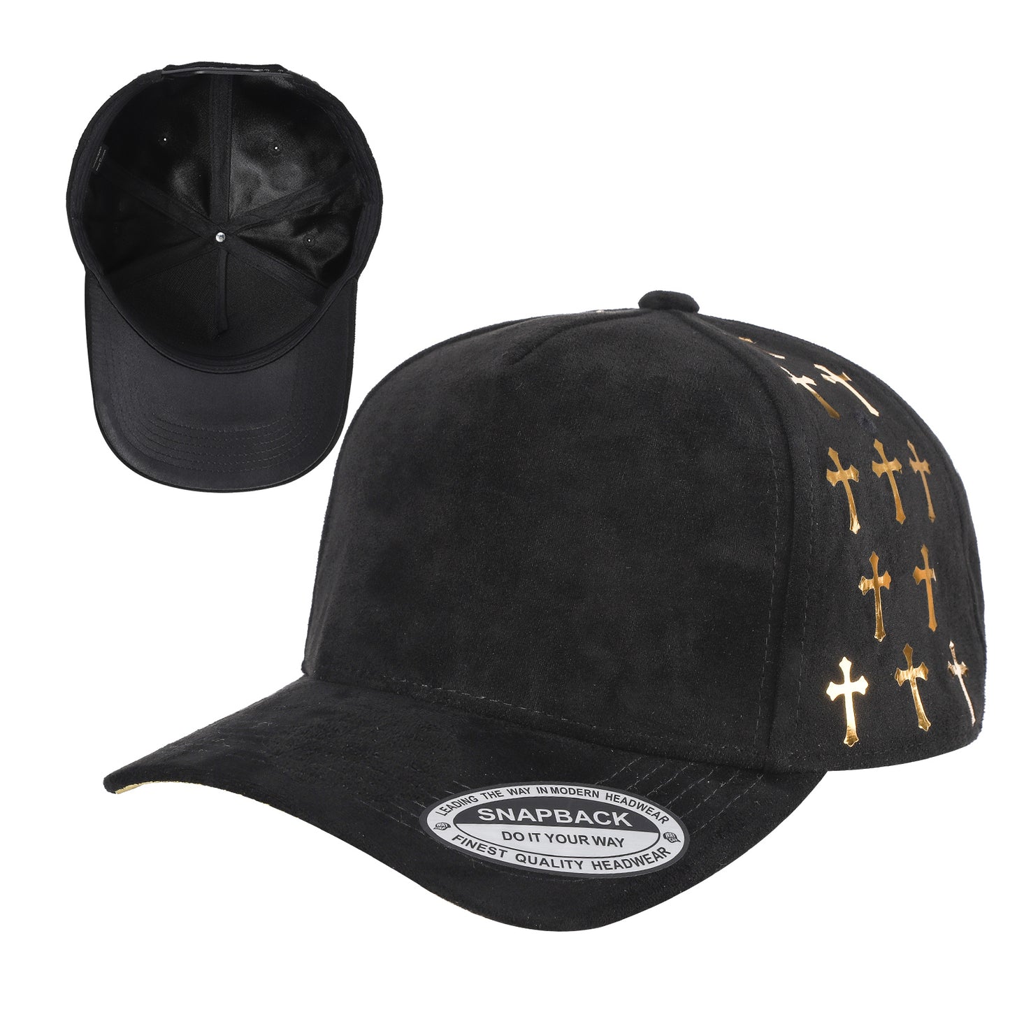 5SSTG - 5 Panel Suede Satin Gilding