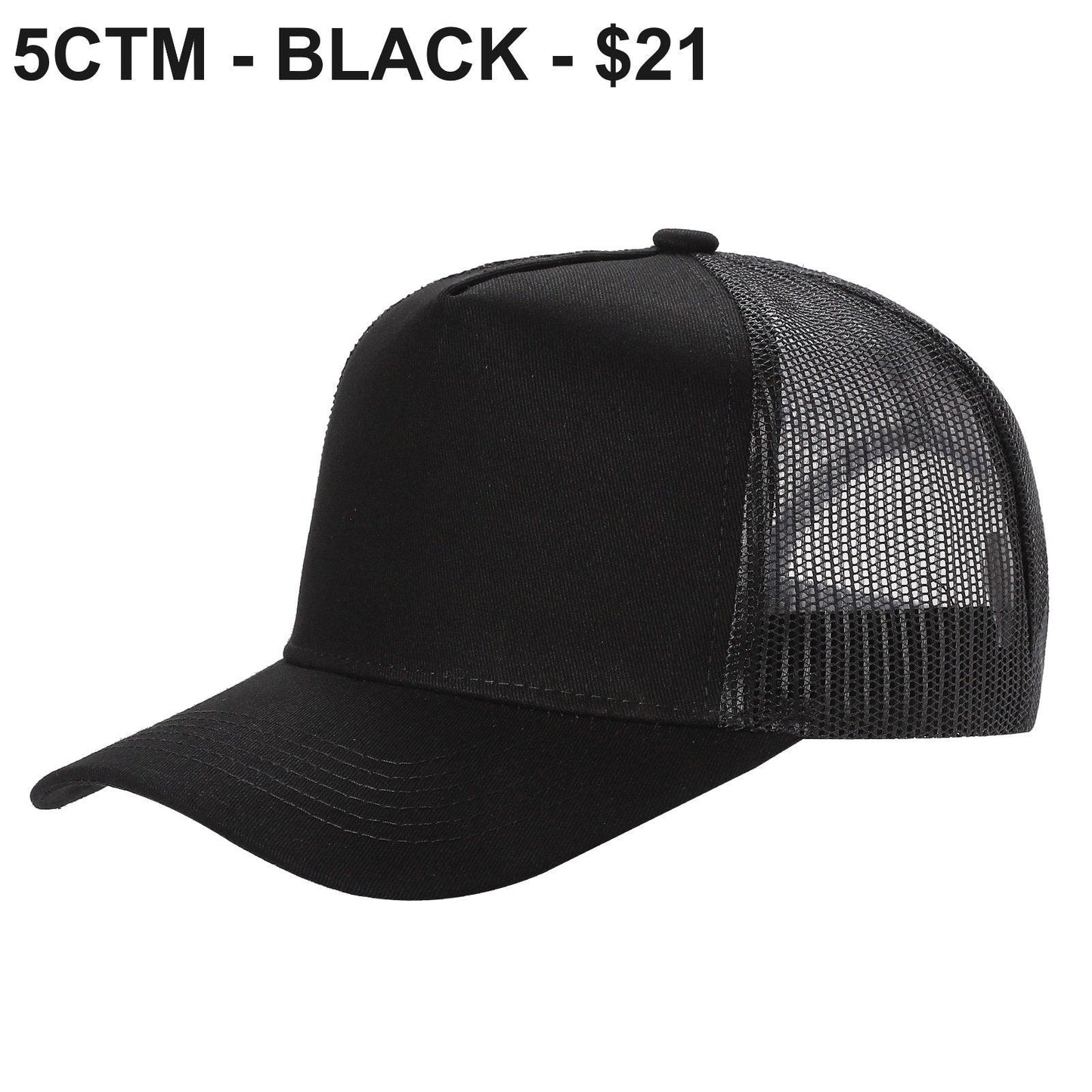 5CTM - Solid & 2-Tone Cotton/Poly Hat