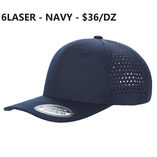 6LASER - 6 Panel Laser Vented Hat