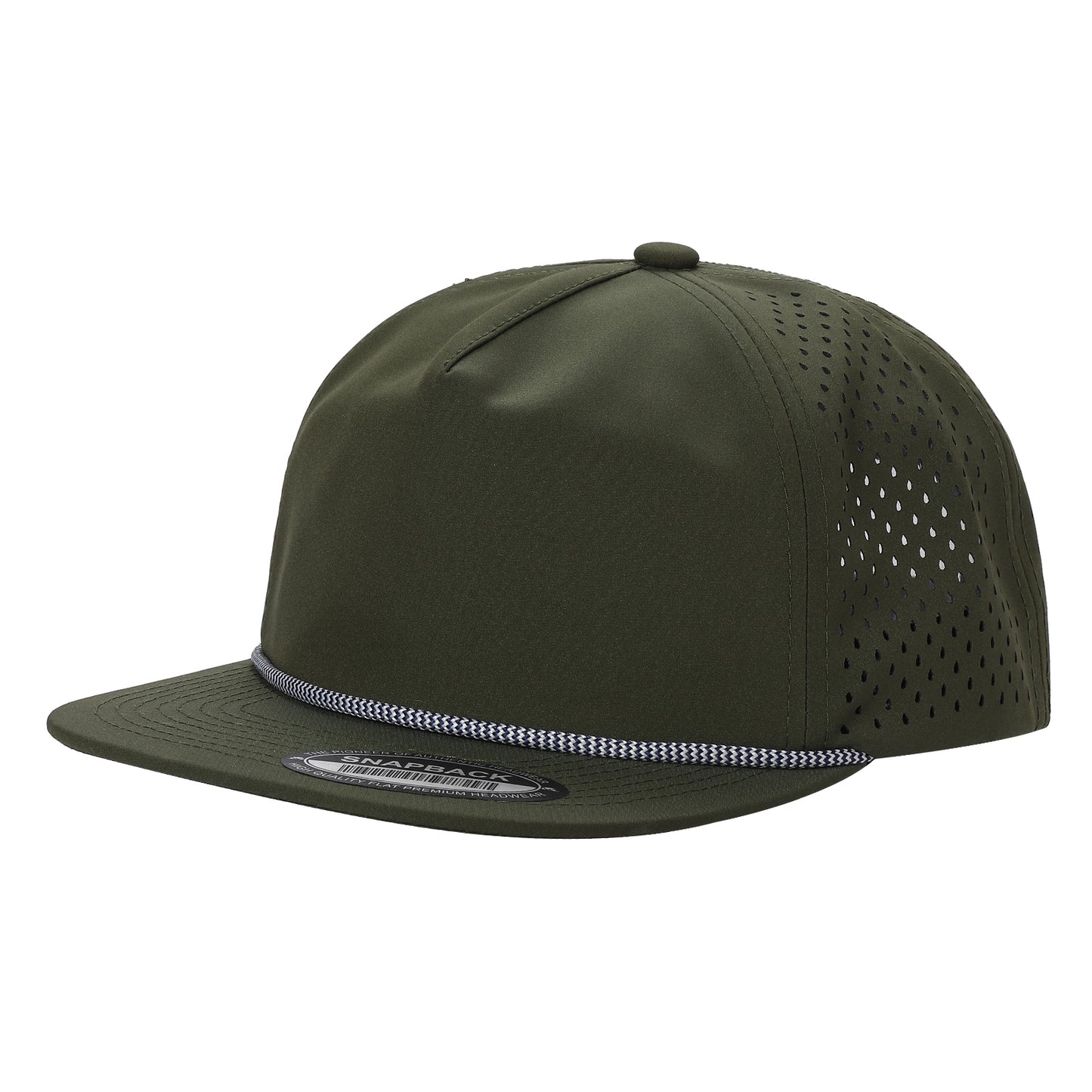 BOX 5WPR-5PANEL WATER PROOF HAT WITH ROPE