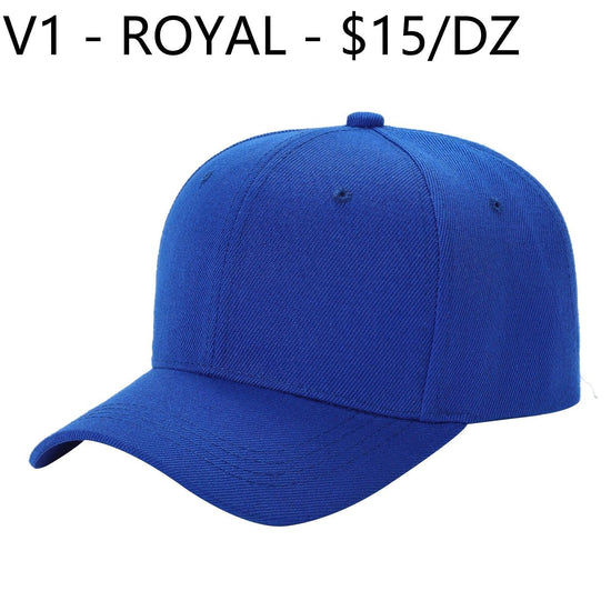 V1 KIDS - Solid Velcro Baseball Cap - Waycap INC