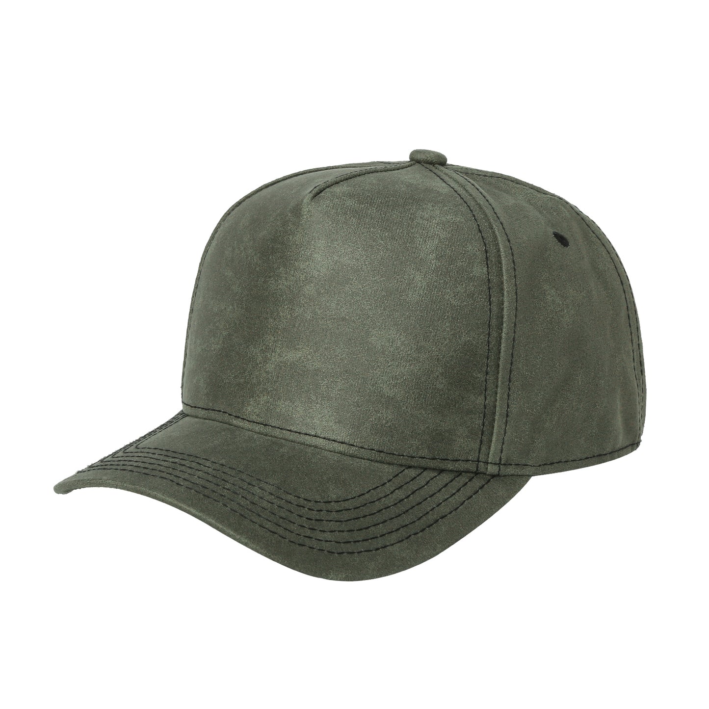 5RS - 5 Panel Leather Cap