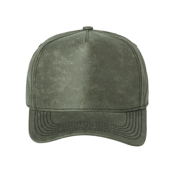 5RS - 5 Panel Leather Cap