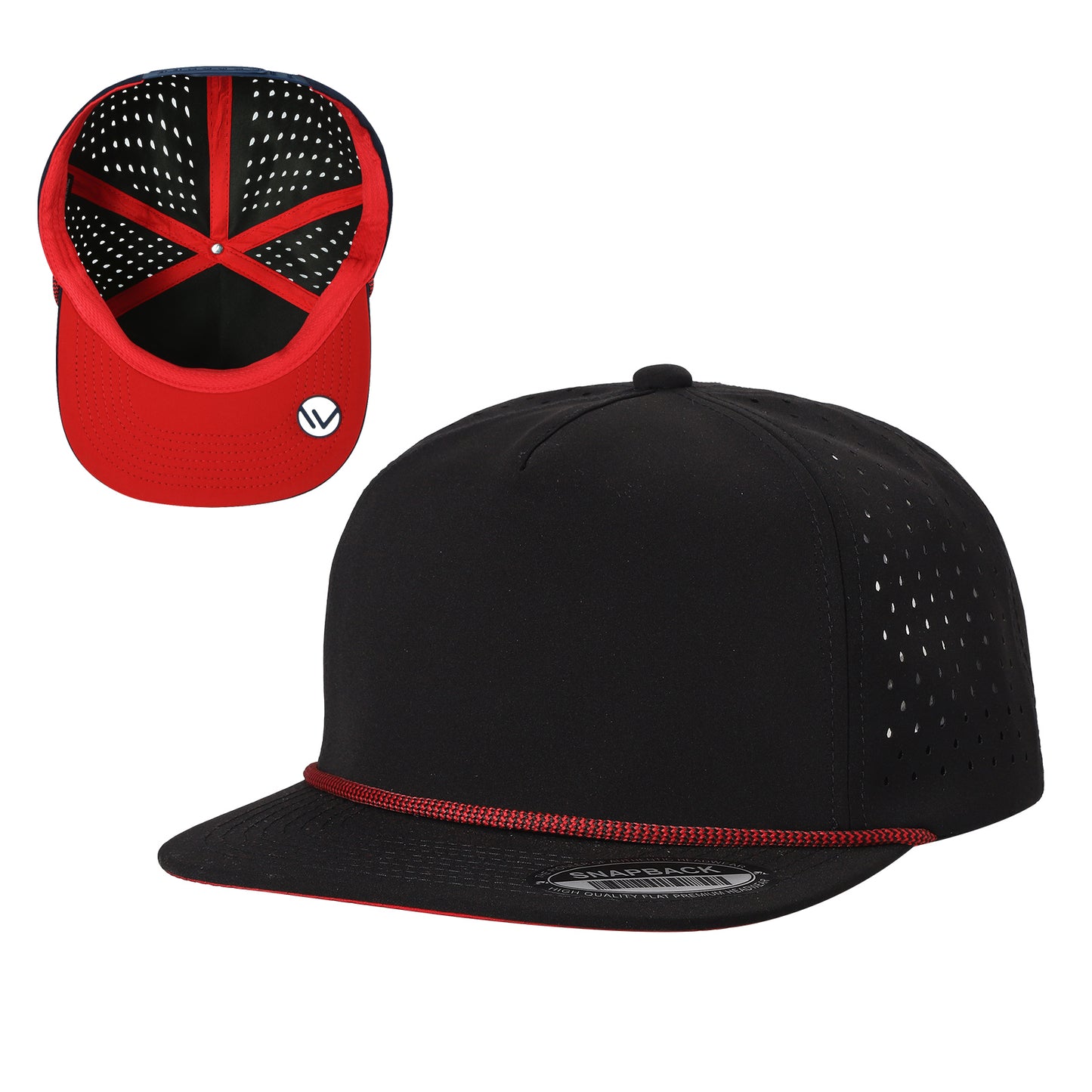 5WPR-5PANEL WATER PROOF HAT WITH ROPE