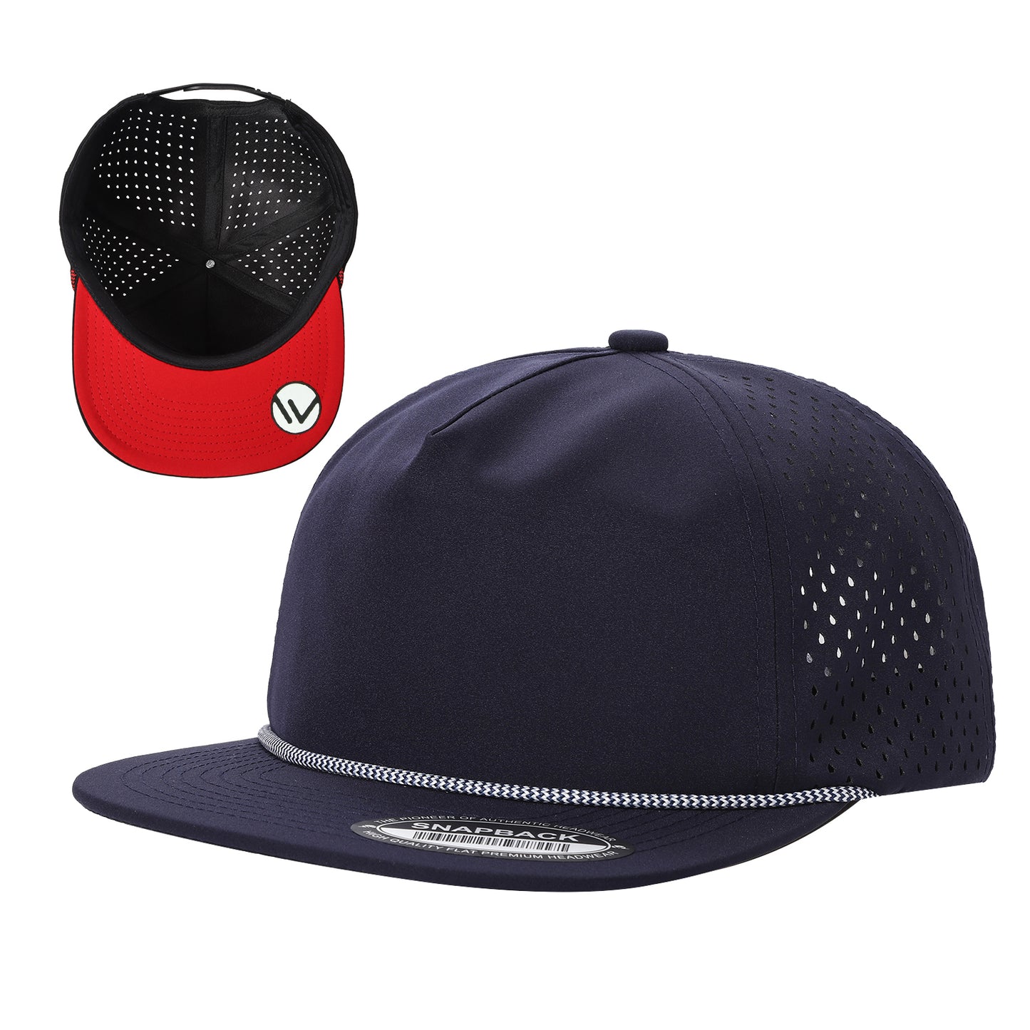 5WPR-5PANEL WATER PROOF HAT WITH ROPE