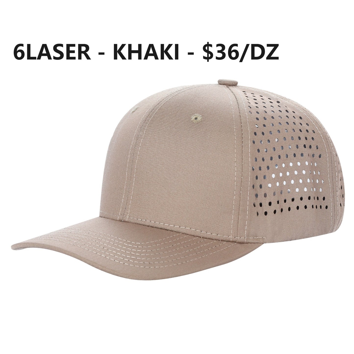 LASER VENTED HAT - 7 PANEL