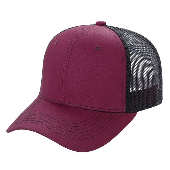 6CTM - 6 Panel Curve Trucker Mesh Hat