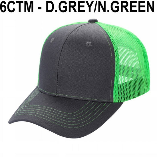 6CTM - 6 Panel Curve Trucker Mesh Hat