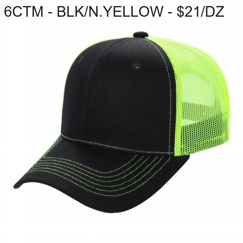 6CTM - 6 Panel Curve Trucker Mesh Hat