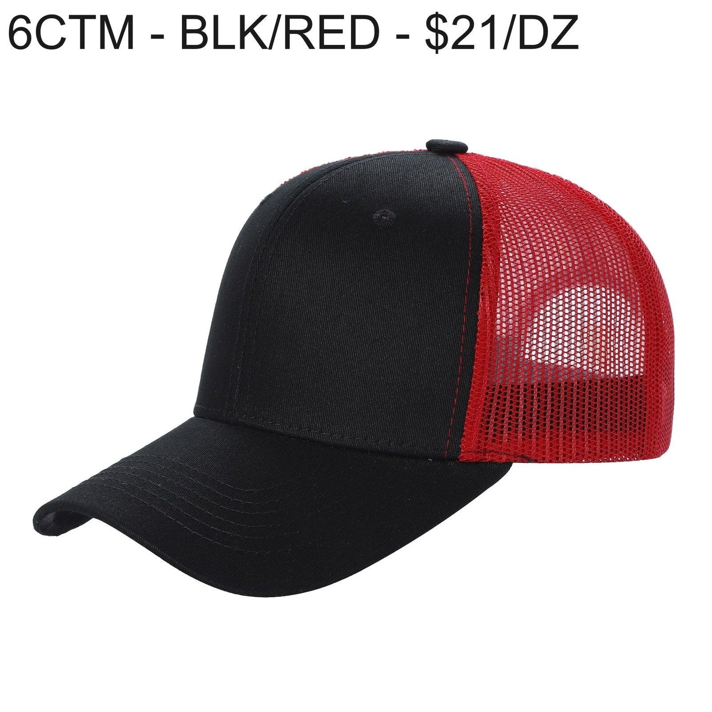 6CTM - 6 Panel Curve Trucker Mesh Hat