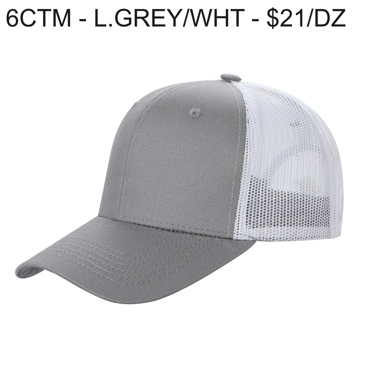 6CTM - 6 Panel Curve Trucker Mesh Hat