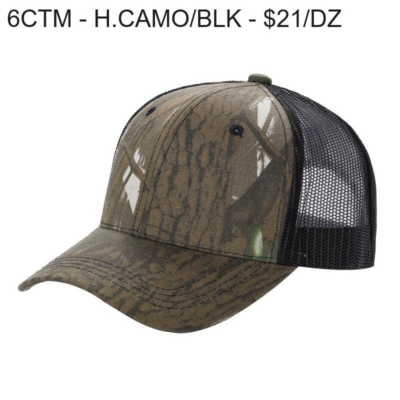 6CTM - 6 Panel Curve Trucker Mesh Hat