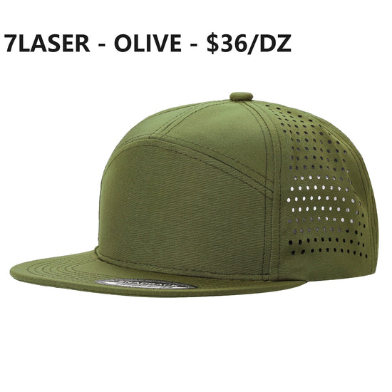 LASER VENTED HAT - 7 PANEL