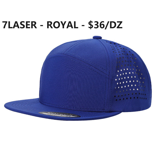 LASER VENTED HAT - 7 PANEL