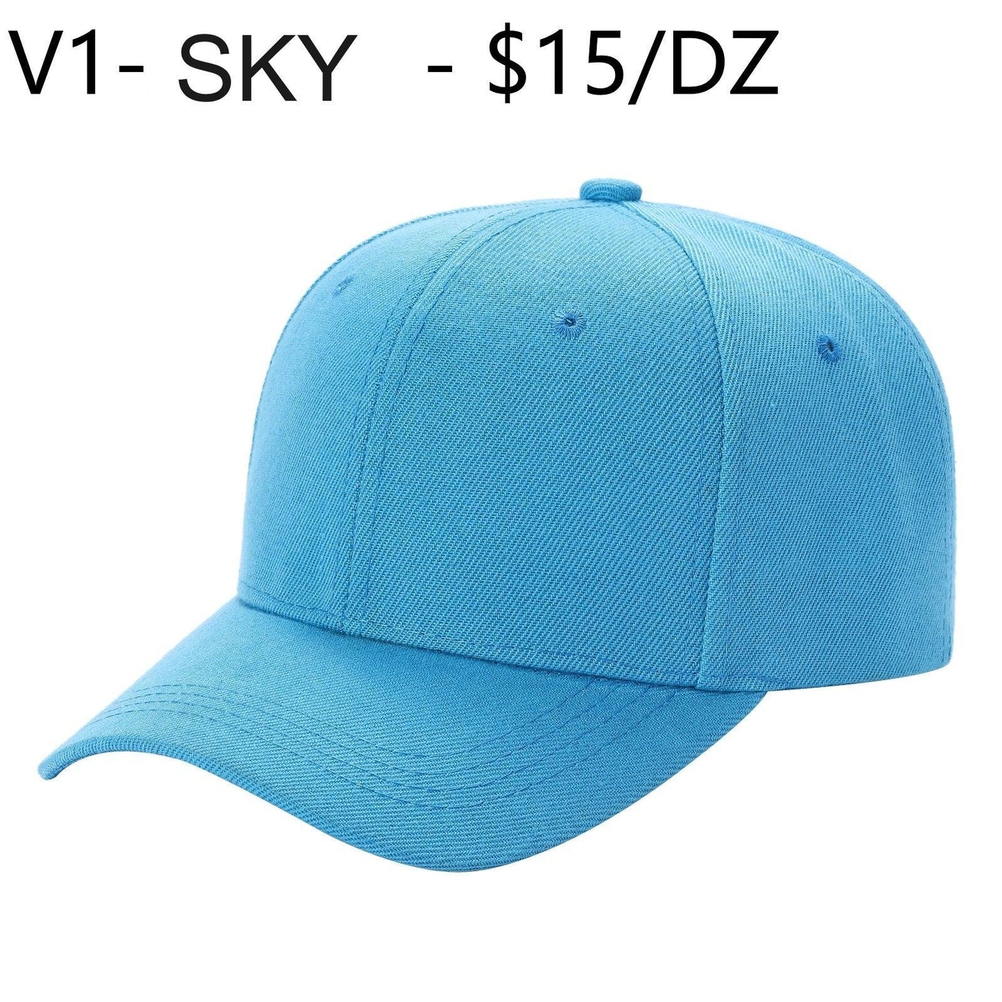 V1 KIDS - Solid Velcro Baseball Cap