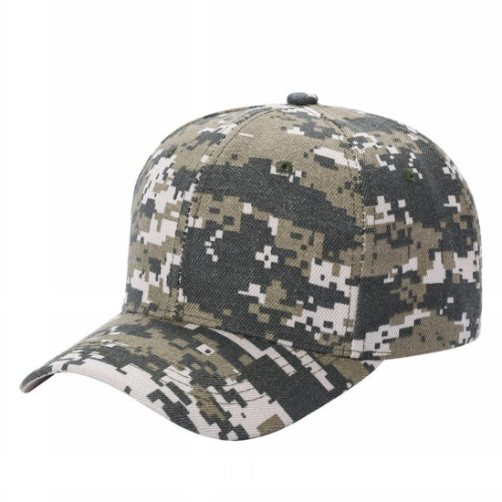 V1 - Gorra de béisbol sólida con velcro