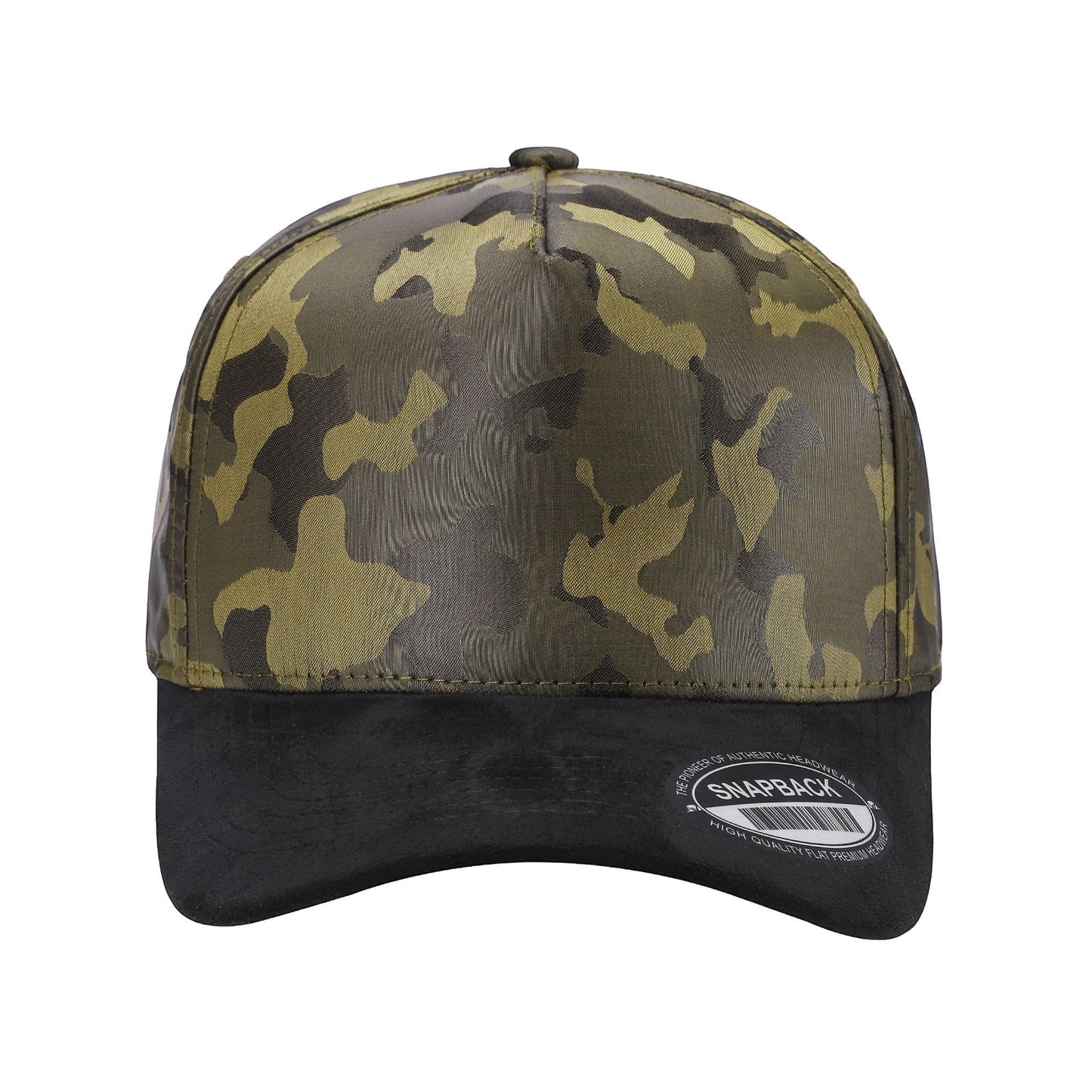 Waycap TCCS TC Camo Suede Cap with black brim and adjustable snapback closure.